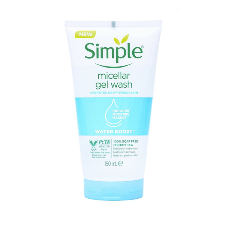 ژل شستشو صورت سیمپل مدل Dewy Fresh Skin حجم 150 میلی لیتر