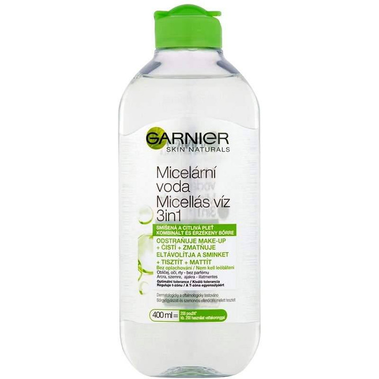 پاک کننده آرایش گارنیه مدل میسلار واتر پیور اکتیو حجم 400 میلی لیتر