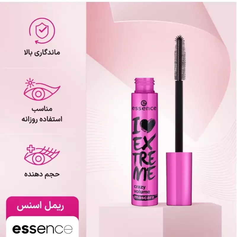 ریمل اسنس حجم دهنده مدل I Love Extreme Crazy Volume