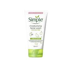 ژل شستشو صورت سیمپل مدل Moisturising حجم 150 میلی لیتر